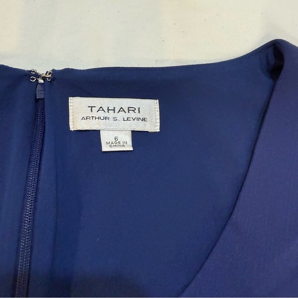 NWT Tahari Arthur S.Levine sleeveless Midi dress- 6 - Picture 9 of 15
